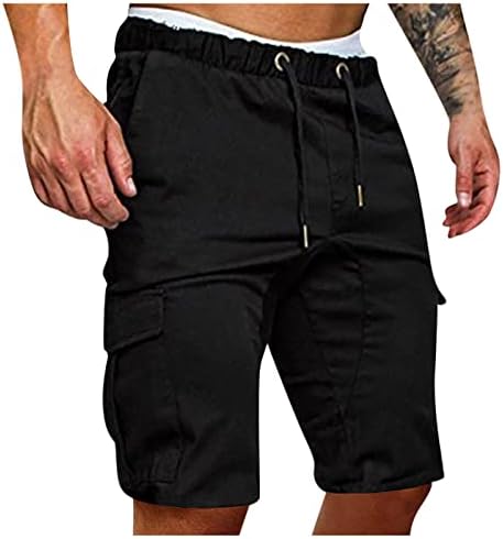 Къси панталони-карго за Мъже, Обикновена Издържат Топене, Основно Работно Облекло, Товарни Топене