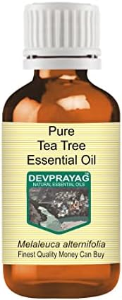 Чисто етерично масло от чаено дърво Devprayag (Melaleuca alternifolia) Парна дестилация 50 мл (1,69 унция)