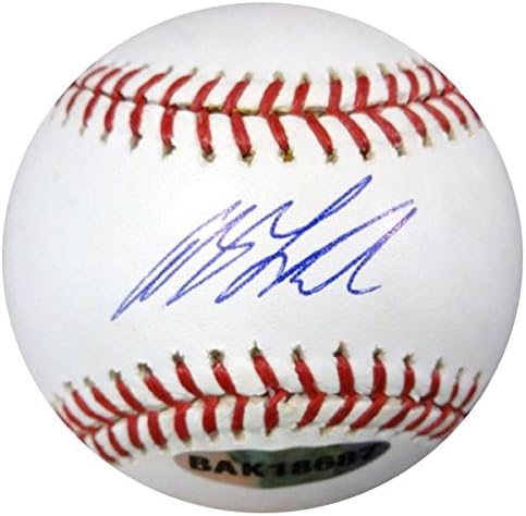 Анди Laroche С Автограф от Официалния представител на MLB бейзбол Питсбърг Пайрэтс, Лос Анджелис Доджърс, Холограма MLB #BB918190 - Бейзболни топки с автографи