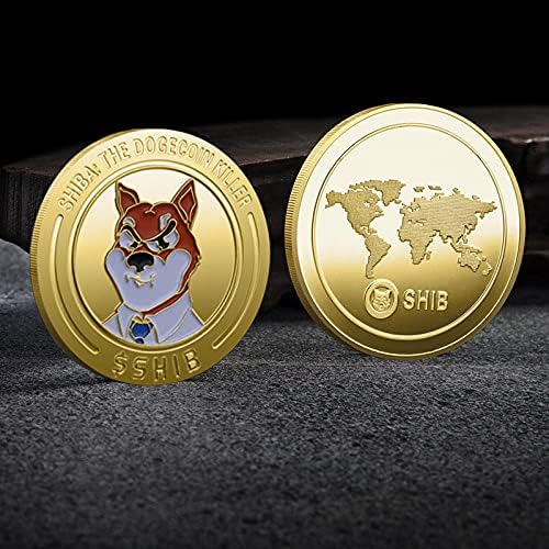 1 унция Златни Възпоменателни монети Dogecoin Позлатен са подбрани монета Dogecoin 2021 Ограничена серия с Защитен
