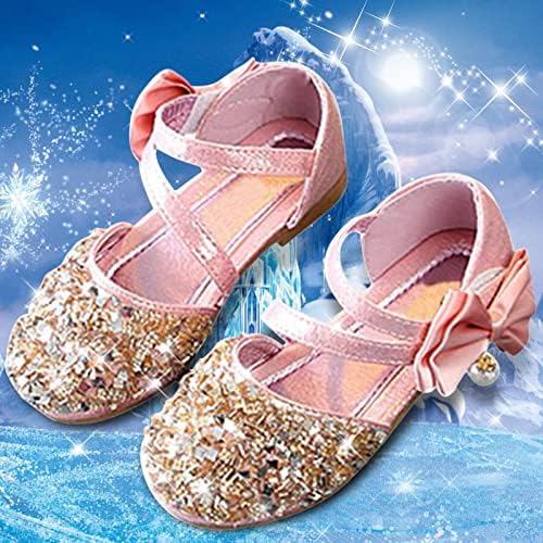Сватбени Сандали за момичета, Детски Модела обувки с декорация във формата на кристали за момичета; Блестящи