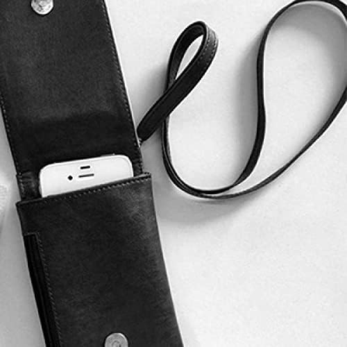 Произведено в Страната Сомалия Любовта Телефон в Чантата си Портфейл Висящ Калъф За Мобилен Телефон, Черен Джоба
