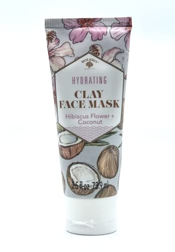 Глинена маска за лице (цвете хибискус и кокос)