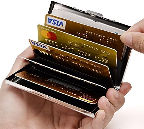 Притежател на Кредитна карта с радиочестотна идентификация На Неръждаема Стомана, Портфейл за Кредитни Карти,