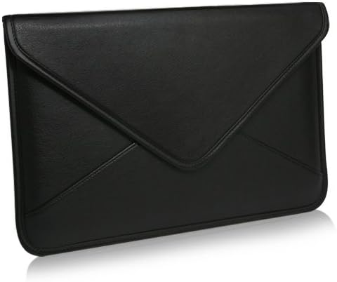 Калъф BoxWave, който е съвместим с LG Грам 16 (16Z90P) (Case by BoxWave) - Луксозни кожена чанта-месинджър,
