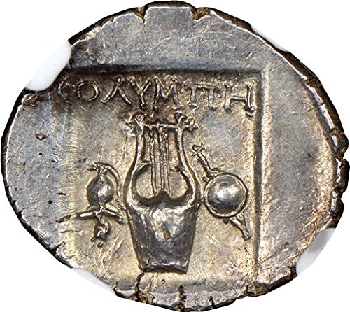 2-Ри-1-ви век пр. хр Древният град Олимп Стара Сребърна монета Редки монети AR Драхма Избор За Необращенном NGC