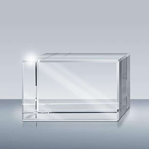 Персонализирано изображение за лазерно гравиране Goodcount в кристал полето, обичай стъклен куб с образа, телефон
