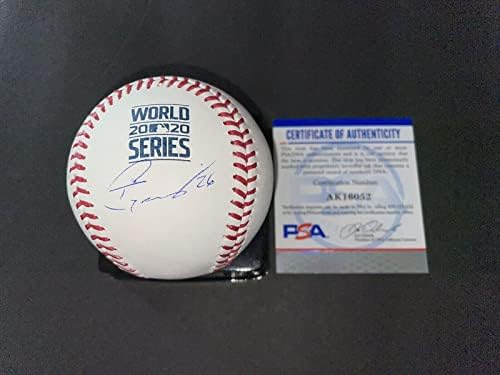 Тони Гонсолин подписа Официален Бейзбол Световните серии 2020 LA Dodgers PSA / Бейзболни топки С ДНК-автограф