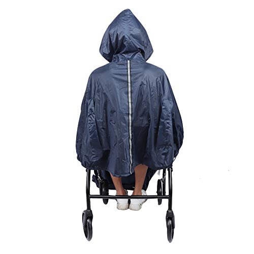 Пончо От Дъжд За Инвалидни колички, Дъждобрани За Инвалидна Количка Непромокаема Мушама За Възрастни С Качулка