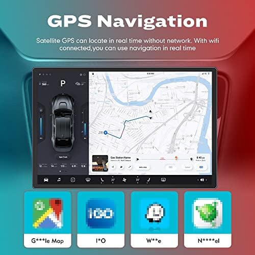 WOSTOKE 13,1 Android-радио CarPlay и Android Auto Авторадио Автомобилната Навигация Стерео мултимедиен плейър