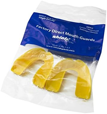 Устата охрана Shield Sports - За възрастни Единична плътност - 2 опаковки - Произведено в САЩ