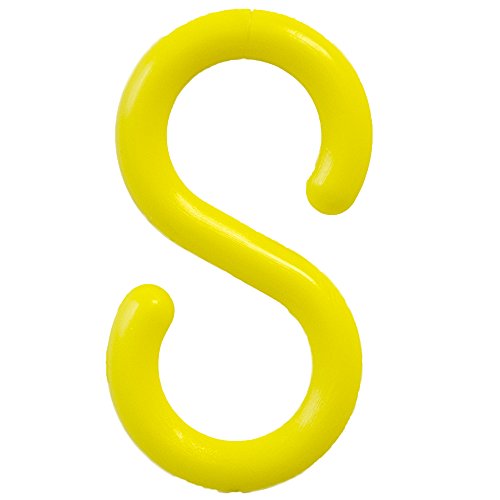 S-Образна кука Mr. Chain, 2 инча, Жълто, Опаковка по 25 парчета (50302-25)