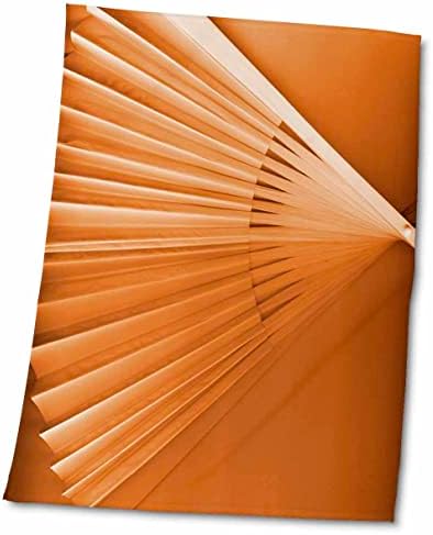 Декоративни вентилатор кърпи 3dRose Florene оранжев цвят (twl-35074-1)