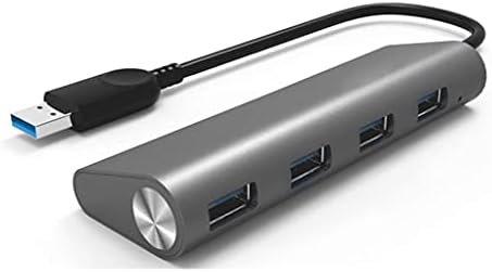 XXXDXDP 4-Портов USB 3.0 Хъб От Алуминиева Сплав, Мултифункционален Високоскоростен Адаптер за Лаптоп