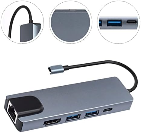 Mobestech 3шт 3.0 USB Type c USB hub Адаптер hub USB-хъб Адаптер hub 5-в-