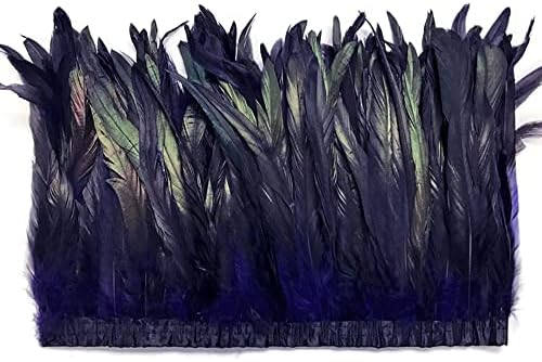 1 Ярд - 10-12 Тъмно Синьо, Боядисани Върху Естествени Опашки с тапицерия от Дълги Пера (на Едро), Кралят Костюм