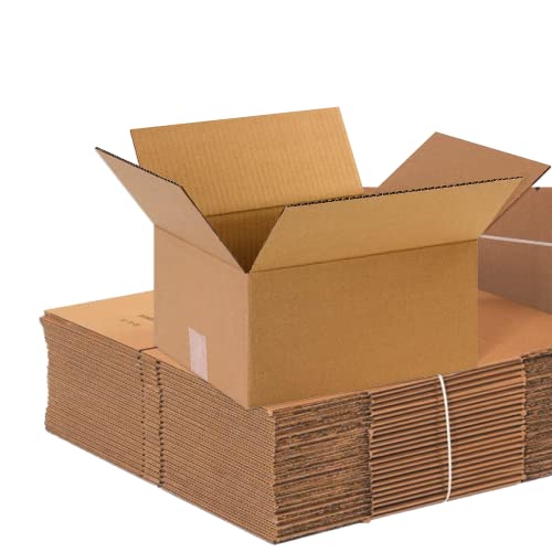 СКОРОСТНА САЩ Кутии за доставка на Средно 12 L x 10W x 6H, 25 опаковки | Кутия от велпапе 12106 & AVIDITI Кутии