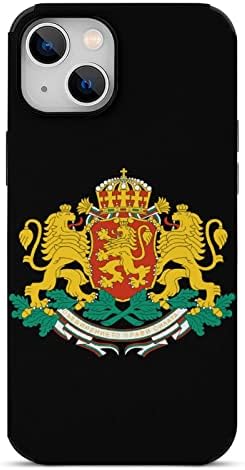 Гербът на България Калъф за телефон със защита от надраскване, съвместим със защитна обвивка за iPhone 13 Модерен