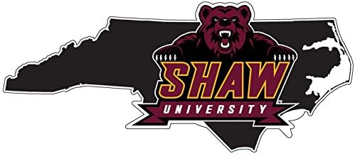 R and R Внася Виниловую Стикер Shaw University Мечките-Стикер във формата на щата NCAA