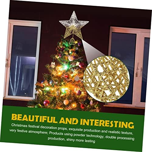 SEWACC Домашен Светлина Коледна Звезда Сватбена Пентаграм На Закрито, Без да Топперов Дърво Без Външна Украса