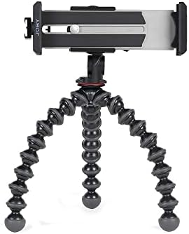Joby GripTight PRO Tablet 2 GorillaPod – Поддържа таблети ширина до 23,5 см / 9,25 инча - Компактни, издръжливи, за пътуване, работа от дома, гледане на видео, видео разговори, блогове, съз?