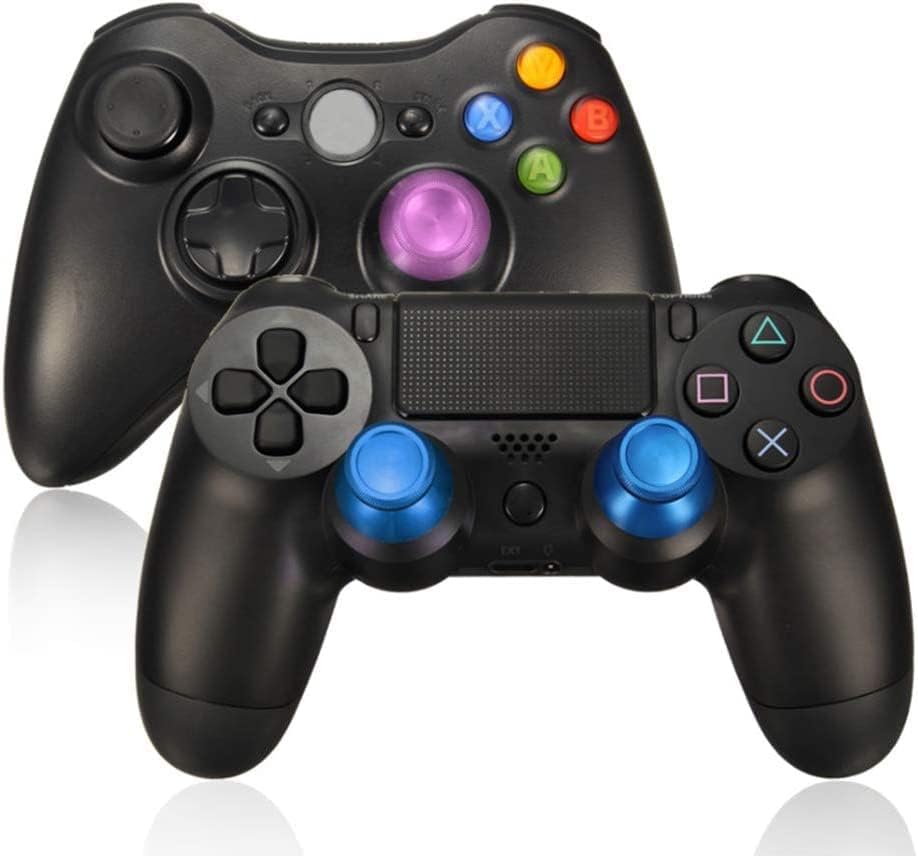 Метален Аналогов Капачка за Джойстик, с форма на гъба Капачки за палец, Капачка, за PS4 PS3 Xbox One, Капачка