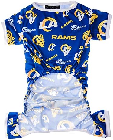 Littlearth Унисекс-Пижама за възрастни NFL Los Angeles Овни, Цвят на екип, X-Large