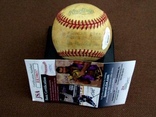 Уили Хортън Сиатъл Маринърс Тайгърс Подписа Автограф на 300-та Часова игра Oal Baseball Jsa - Бейзболни топки с автографи