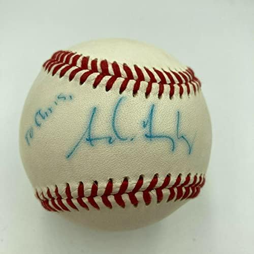 Адриан Гонсалес Подписа Автограф на Официалната лига Бейзбол - Бейзболни топки с Автографи