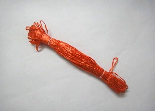 Оранжевият Блясък Прежди Raffia Wraph Rapia Ribbon - Diy, Подарък Чанти, Шапки, Прагове, направени със собствените