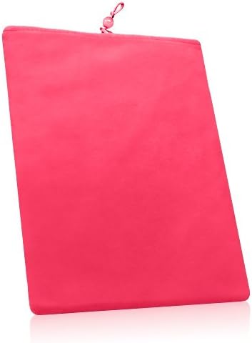 Калъф BoxWave за Advantech IDK-2110 (Case by BoxWave) - Кадифена торбичка, Калъф от Мека Велюровой плат с завязками за Advantech IDK-2110 - Cosmo Pink