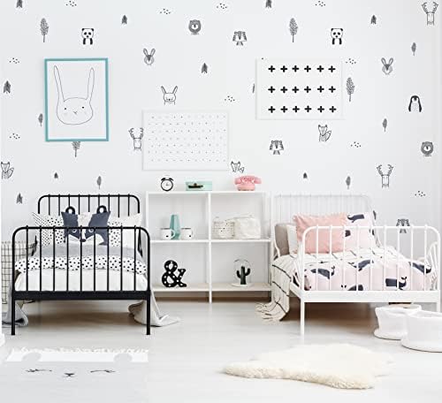 Стикери за стена с животински за детски спални, детска, детска стая, игрална стая, Детска стая – Стилни етикети