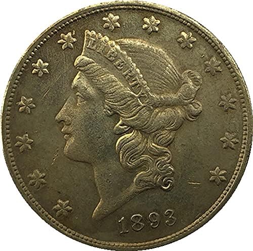 1893 Реплика Възпоменателни монети С Мед покритие Изработка на Изработка на Чуждестранни Възпоменателни монети