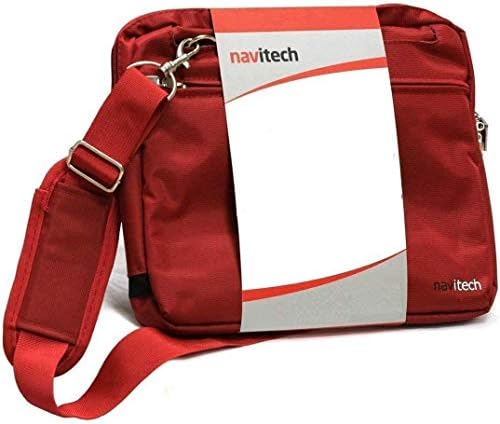 Водоустойчива чанта Navitech Red Sleek - Съвместим с таблетен Blackview TAB15 Android 12 сензорен екран 10,5