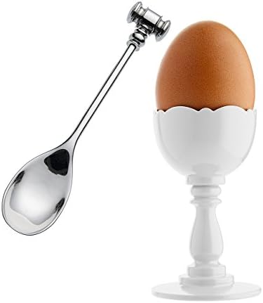Чашка за яйца Alessi Облечени от термопластичной смола И Лъжица С бутилка отварачка за Рохко яйца от неръждаема