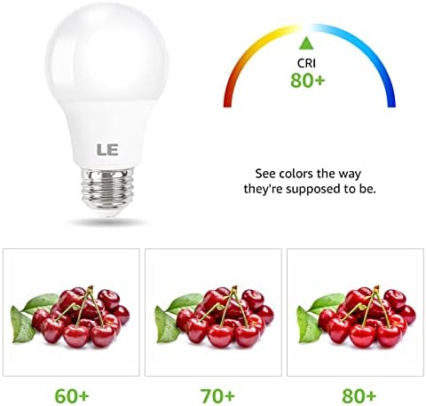 Led лампи LE капацитет от 60 Вата в изражение, 9 W 800 лумена без регулиране на яркостта, Дневен бяло 5000 К,