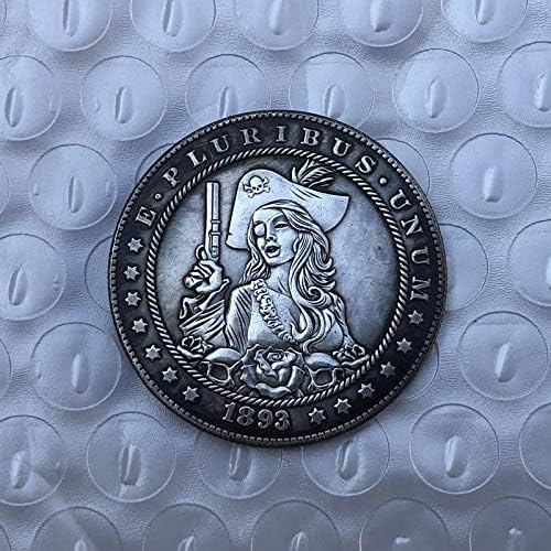 1893 Малка Лолита Красиво Момиче Монета с Орел сребърно покритие Възпоменателна Монета цифрово шифрирана Монета Копие Монета Скитник Никелова Монета Американска М?