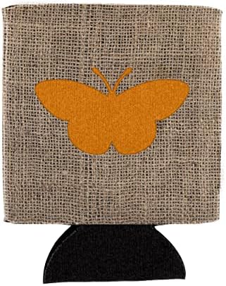 Carolin's Treasures BB1044-Чул с пеперуда от плат BL или CC и Оранжевото устройство за обнимания кутии или бутилки