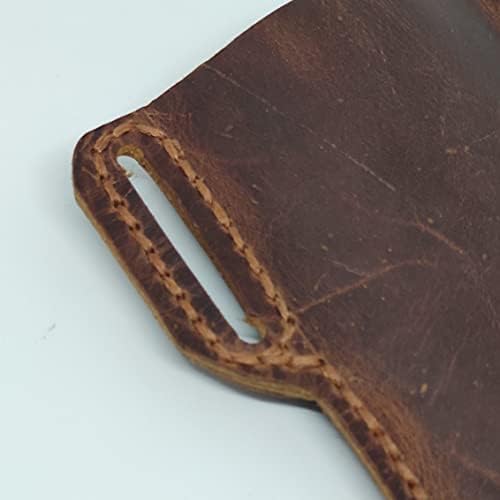 Чанта-кобур от естествена кожа за Честта 9S, Калъф за вашия телефон ръчна изработка от естествена кожа, Изработен