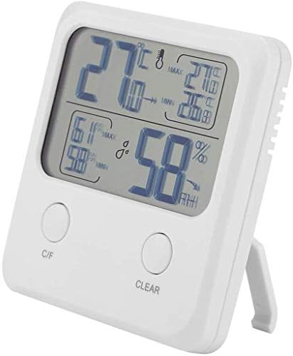 Термометър WODMB, Дигитален Термометър-Влагомер, на Голям Екран с Измерителем температура и Влажност на въздуха,