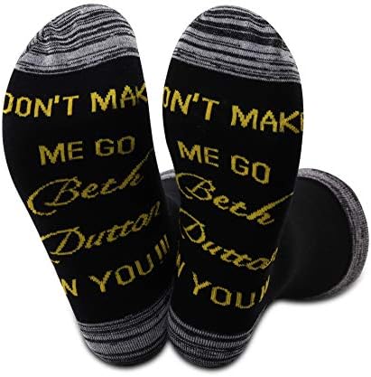 JXGZSO 2 Чифта чорапи за феновете B D Don ' t Make Me Go Чорапи B D On You Подарък за феновете на (B D On You)