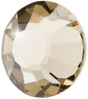 Кристали Preciosa Viva без пластир върху плоска подметка - Черен диамант - SS16 (4 мм) - Изберете броя (144)