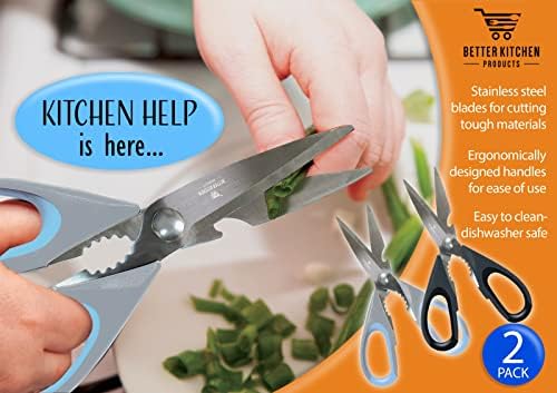 Кухненски ножици Премиум-класа от по-Добро Кухня Products, 8,5 , Универсални Ножици от неръждаема стомана, Тежки