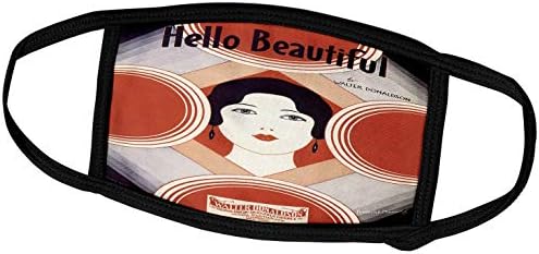 3dRose Здравей Beautiful by Walter Donaldson Цветна корица за лист песни - Обложки за лице (fc_169972_3)