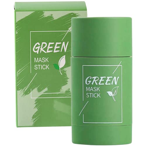 Маска за лице-стик от зелен чай за лице, Средство за премахване на черни точки с екстракт от зелен чай, за дълбоко