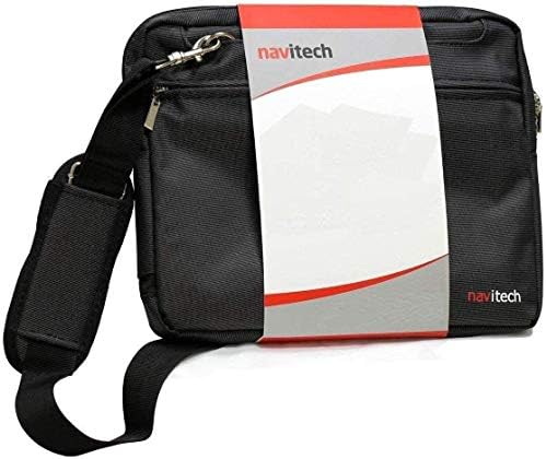 Черна гладка, Водоустойчива чанта Navitech, съвместима със 7-инчов таблетен Haehne My-Q8