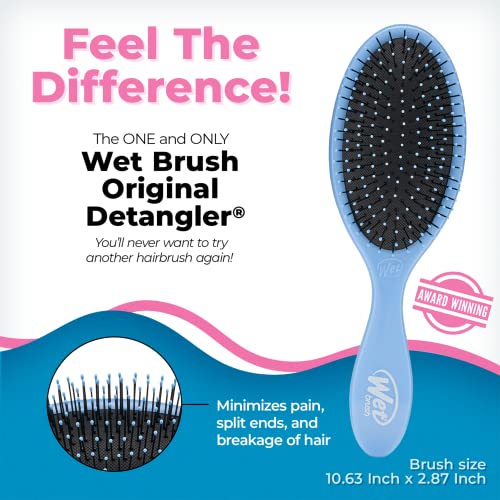 Влажна четка Original Detangler Brush - Sky - За всички типове коса - Ультрамягкие четината IntelliFlex Лесно