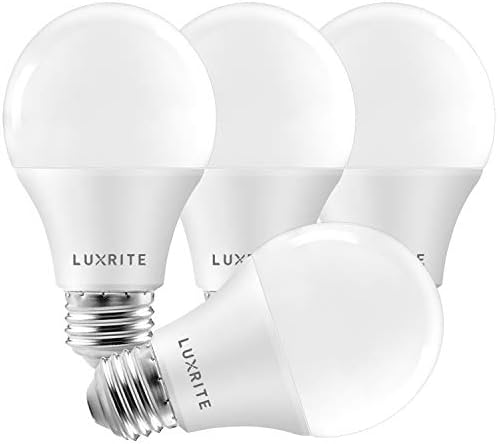 Led лампа LUXRITE A19 Мощност 75 W, еквивалент на 1100 Лумена, естествен бял цвят 3500 До Стандартните led лампи