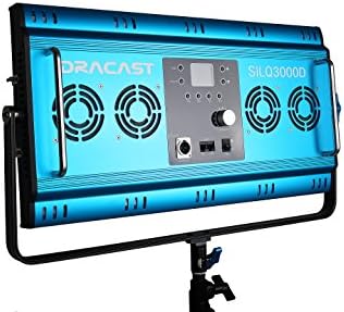 Панел Dracast Silq Daylight LED3000 с V-Образно затваряне (DRSILQ3000D) за отделението за батерията, Синя