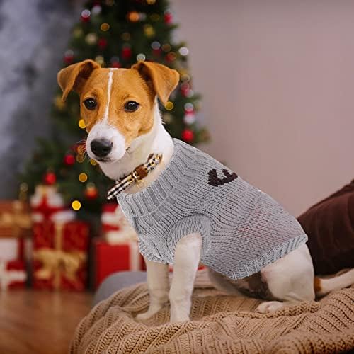 cobee/ Коледни Пуловери за малки кучета, Трикотаж, Топло облекло за кутрета за момичета и момчета с Коледните